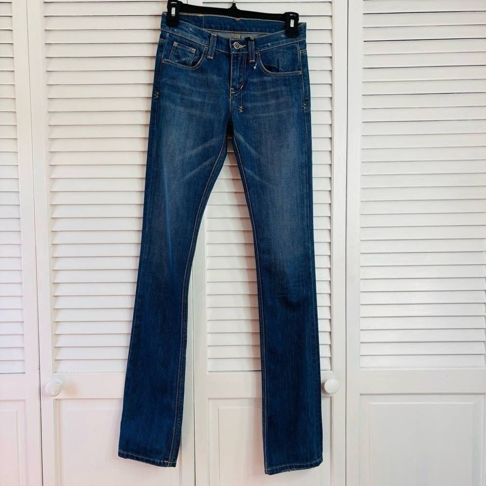 KSUBI Scooter Tallina Mid Indigo Jeans Size 24 - Picture 1 of 7